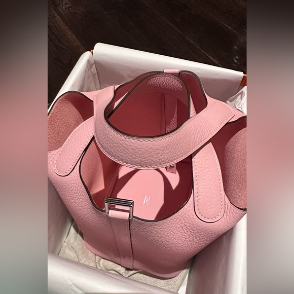 SOLD🎉BNIB Hermes Picotin 18 Rose Sakura full set - Picture 8 of 14